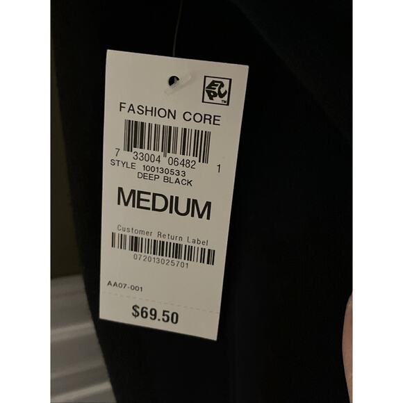 $70 Inc International Concepts Rhinestone-Embellished Sweatshirt Black M NWT - Picture 7 of 7